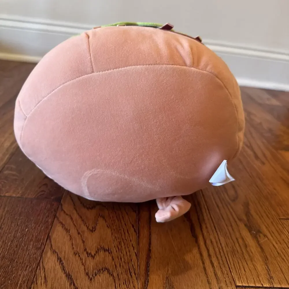 New Squishmallows Carnita Girl Pig BBQ Pulled Pork Sandwich Stuffy Plush Toy NWT
